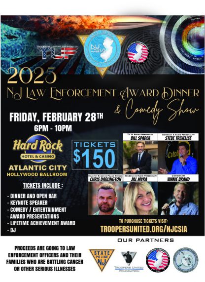 NJ Law Enforcement Award Dinner & Comedy Show - DONATION ONLY