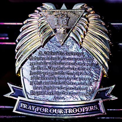 NJSP St. Michael Prayer Challenge Coin - Image 2