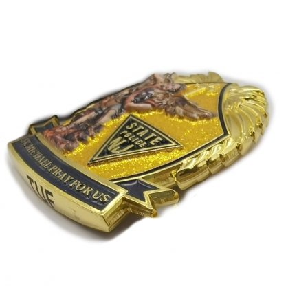 NJSP St. Michael Prayer Challenge Coin - Image 3